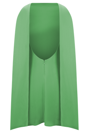 Wynter Scarf Draped Mini Dress - Green