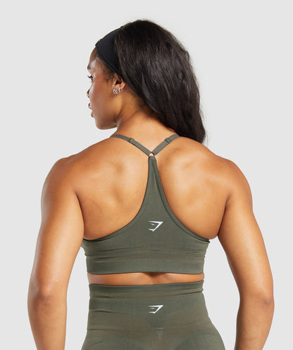 Gymshark Boost Bra - Strength Green/Weighted Green