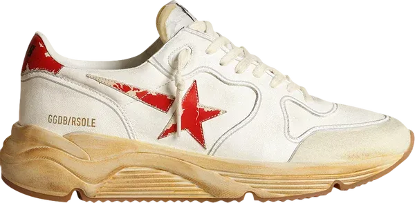 Golden Goose Running Sole 'White Red'