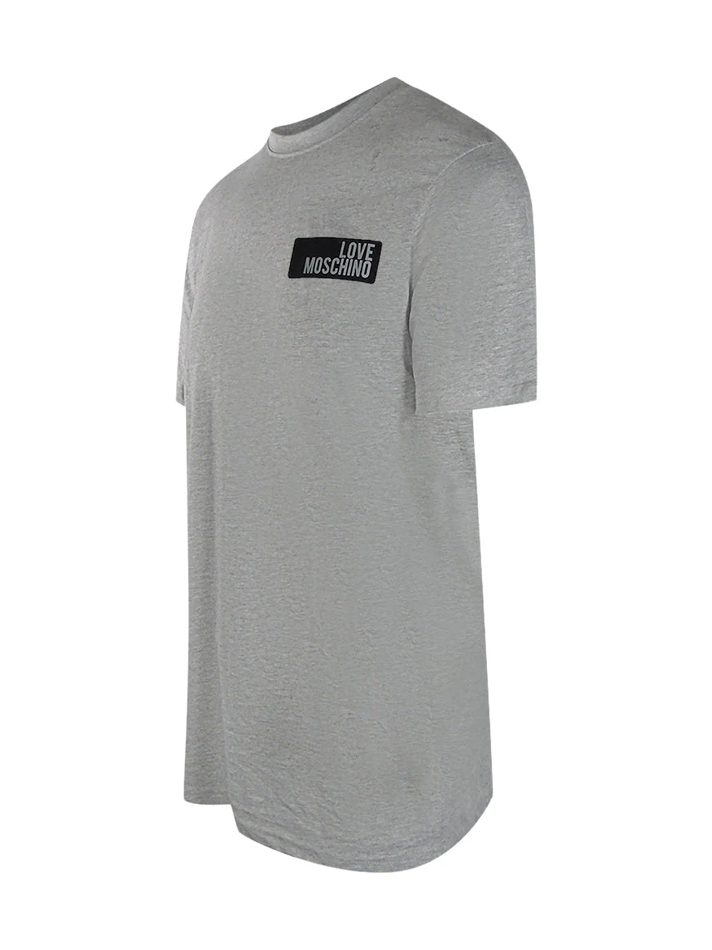 Love Moschino Block Logo Grey T-Shirt
