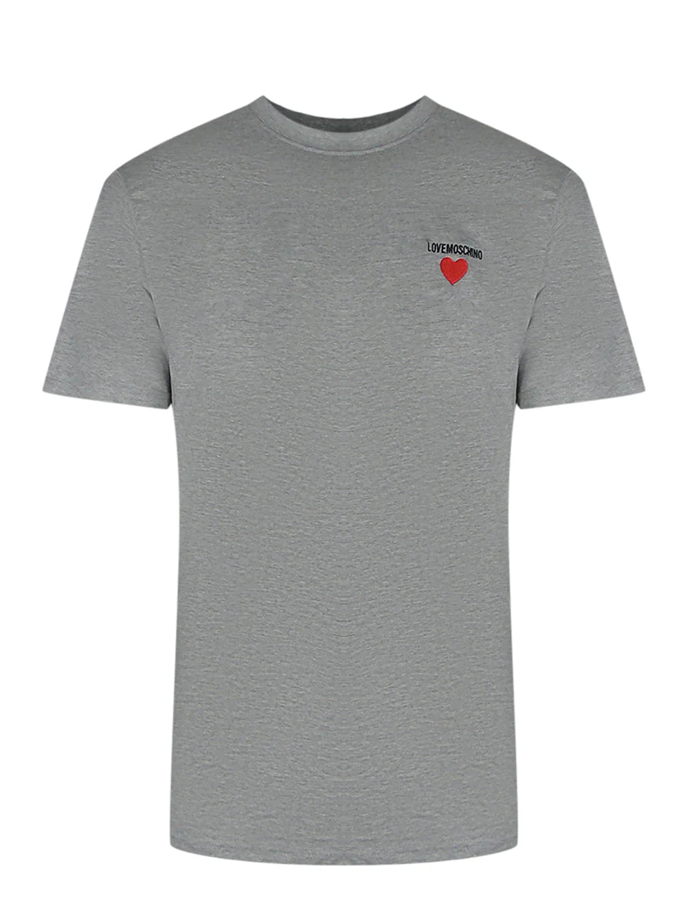 Love Moschino Small Logo Grey T-Shirt