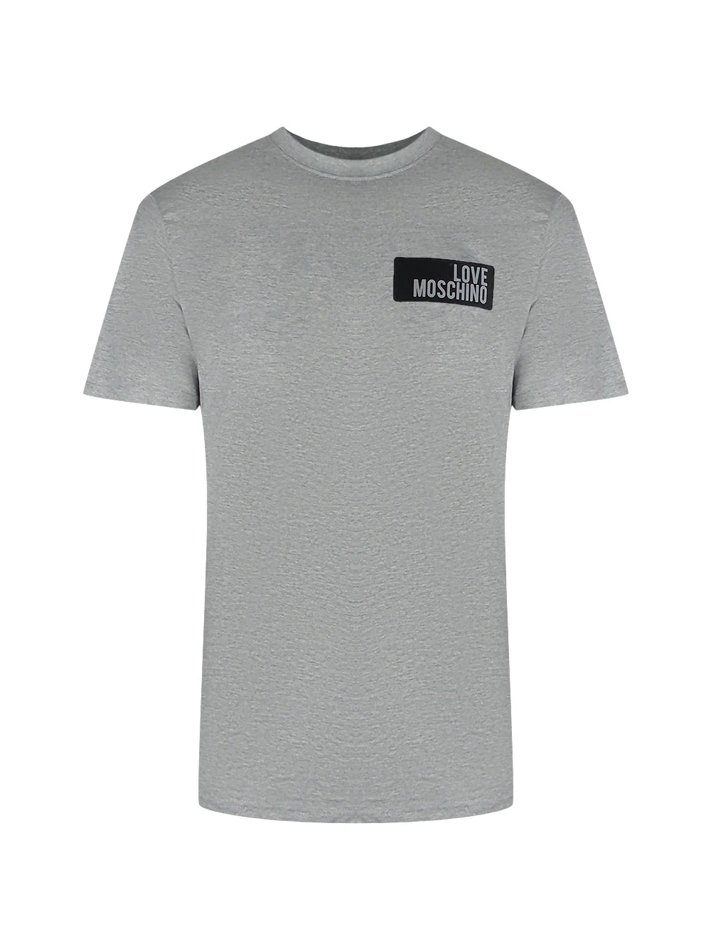 Love Moschino Block Logo Grey T-Shirt
