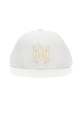 Amiri MA Logo Embroidered Cap in White