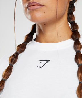 Power Oversized T-Shirt - White
