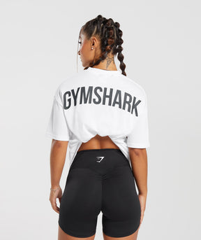 Power Oversized T-Shirt - White
