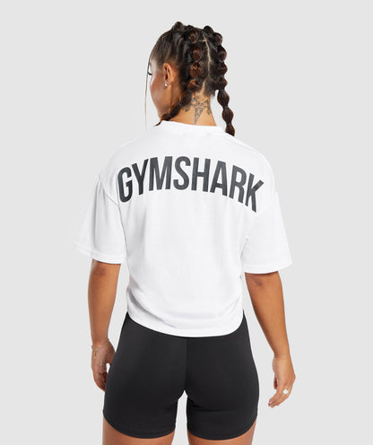 Power Oversized T-Shirt - White