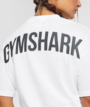 Power Oversized T-Shirt - White