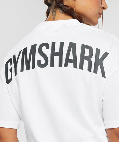 Power Oversized T-Shirt - White