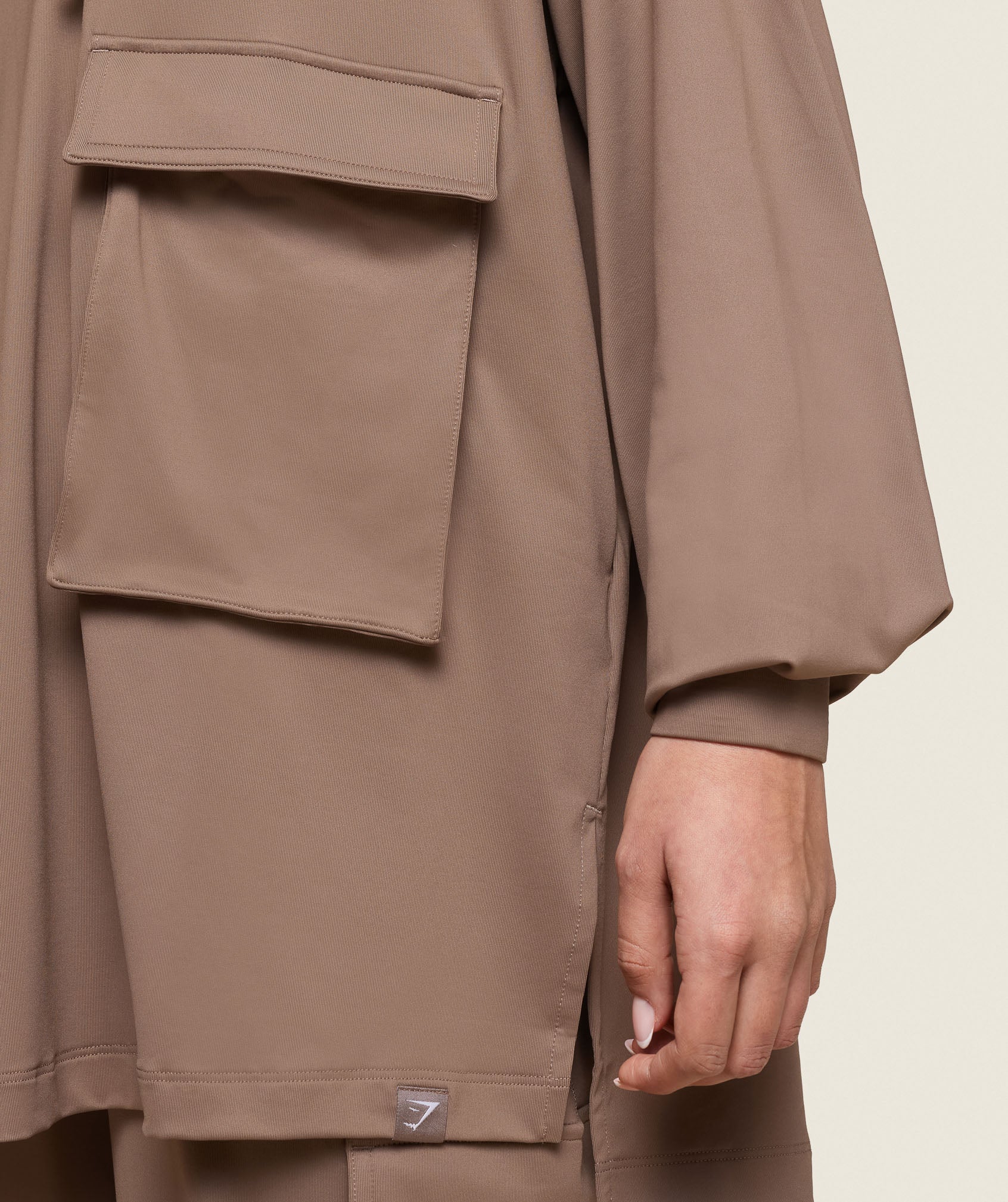 Gymshark GS x Leana Deeb Oversized Hoodie - Soul Brown