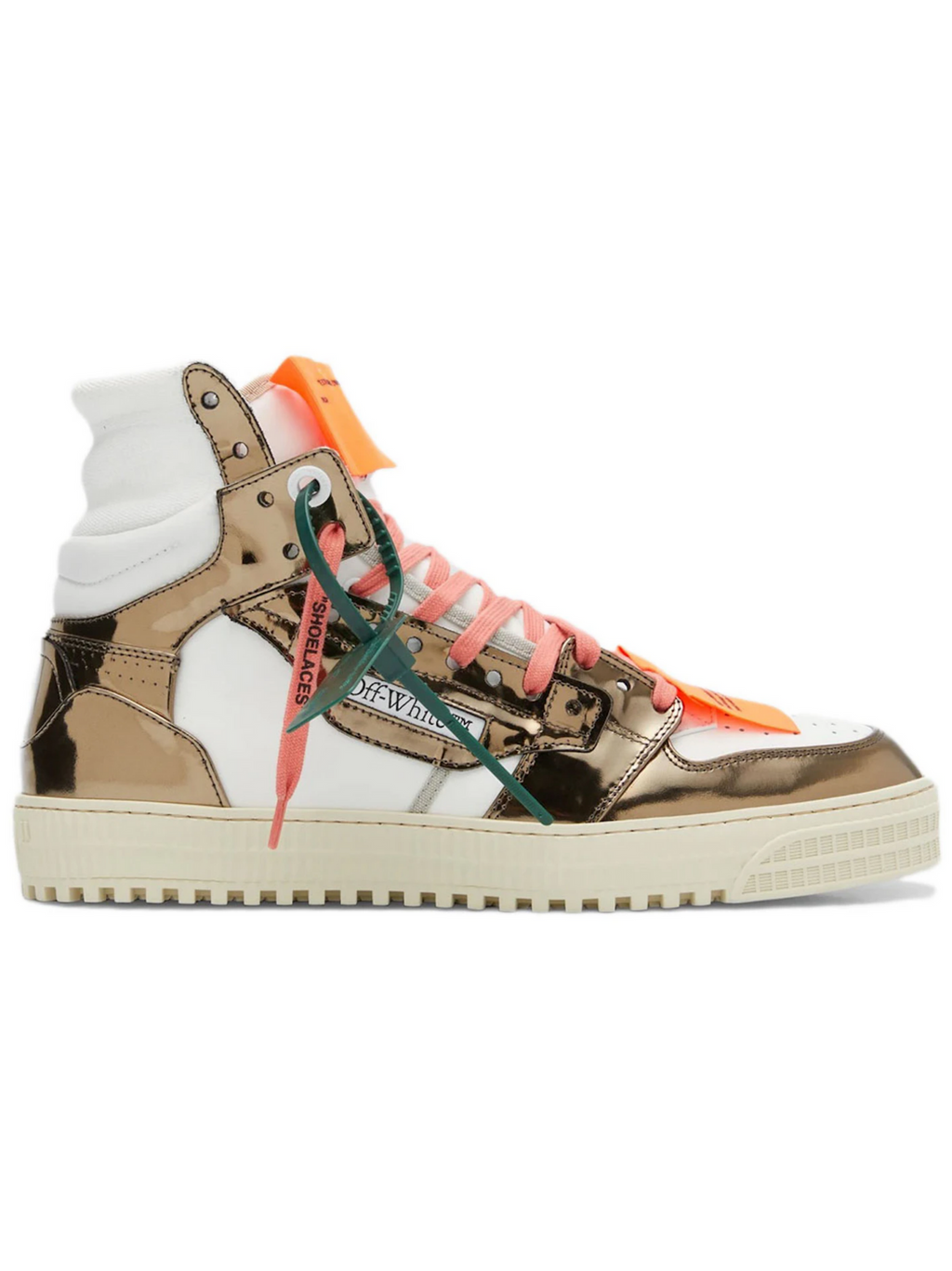 Off White OFF-WHITE OFF-COURT 3.0 HIGH TOP SNEAKERS WHITE GUNMETAL - Size: 43 Sneakers | Shop From The Mirage