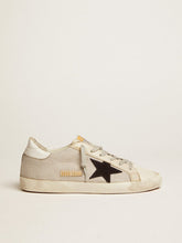 Women's Super-Star in leather with black star