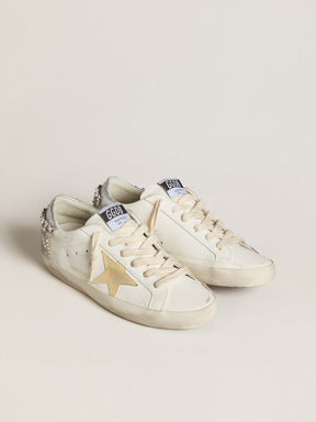 Super-Star LTD with suede star and leather heel tab with crystals