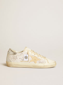 Women's Super-Star LTD with Swarovski crystals and smoke gray leather star