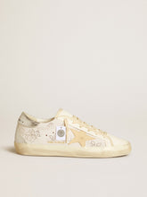Women's Super-Star LTD with Swarovski crystals and smoke gray leather star