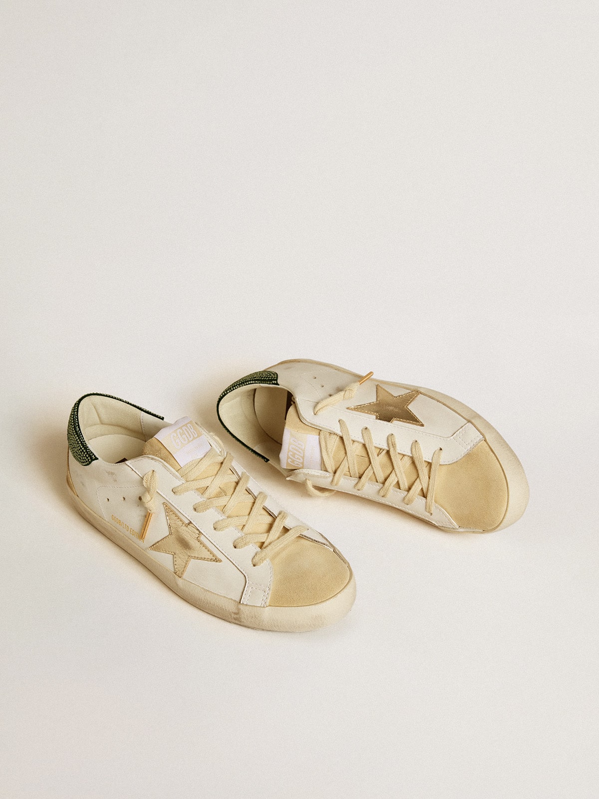 Women’s Super-Star LTD with leather star and Swarovski crystal heel tab