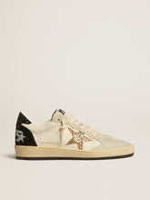 Women’s Ball Star LTD in nappa and suede with glitter star and black heel tab