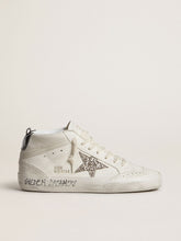 Women's Mid Star with silver glitter star and black laminated heel tab