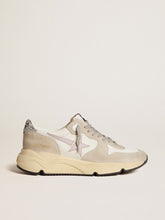 Running Sole LTD in mesh with leather star and glitter heel tab