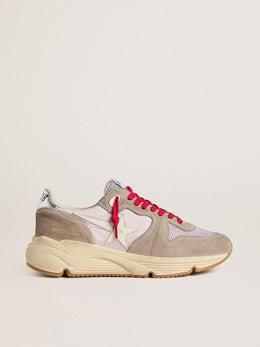 Running Sole LTD in pink nylon with white leather star