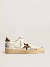 Ball Star in nappa with leopard-print pony skin star and heel tab