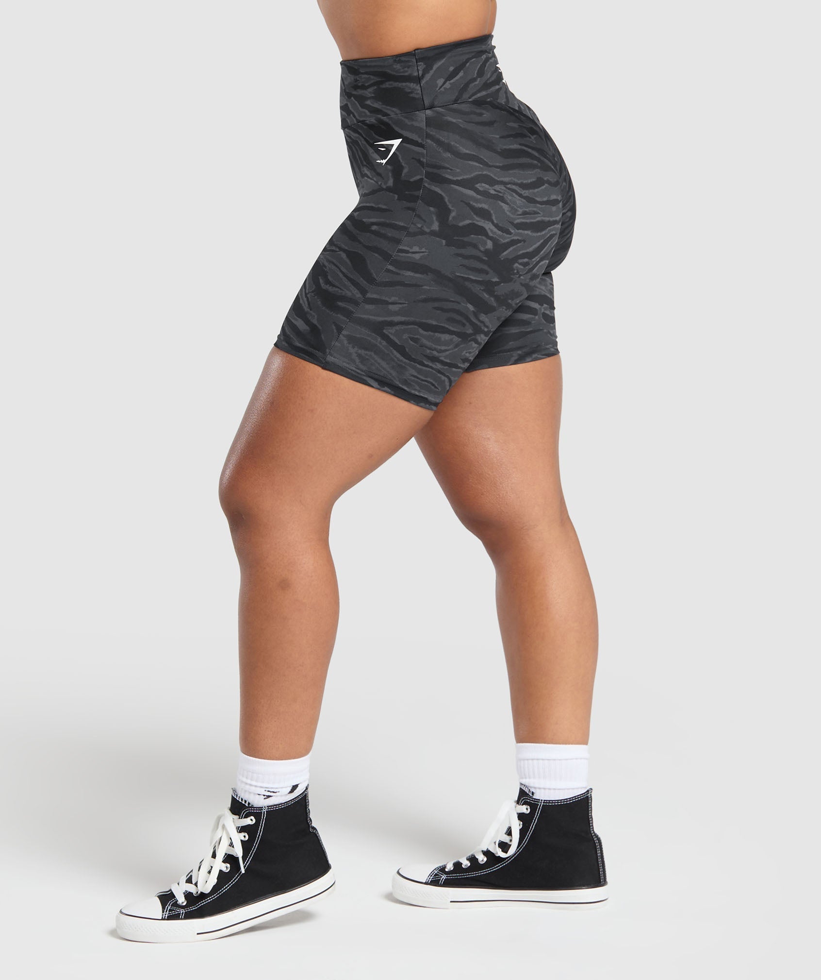 Reps Power Tight Shorts - Onyx Grey Print