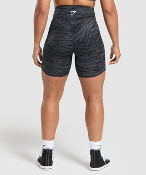 Reps Power Tight Shorts - Onyx Grey Print