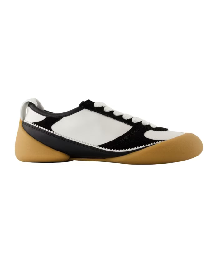 White Leather Oversized Sneakers