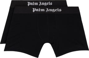 Two-Pack Black 'Palm Angels' Boxer Briefs