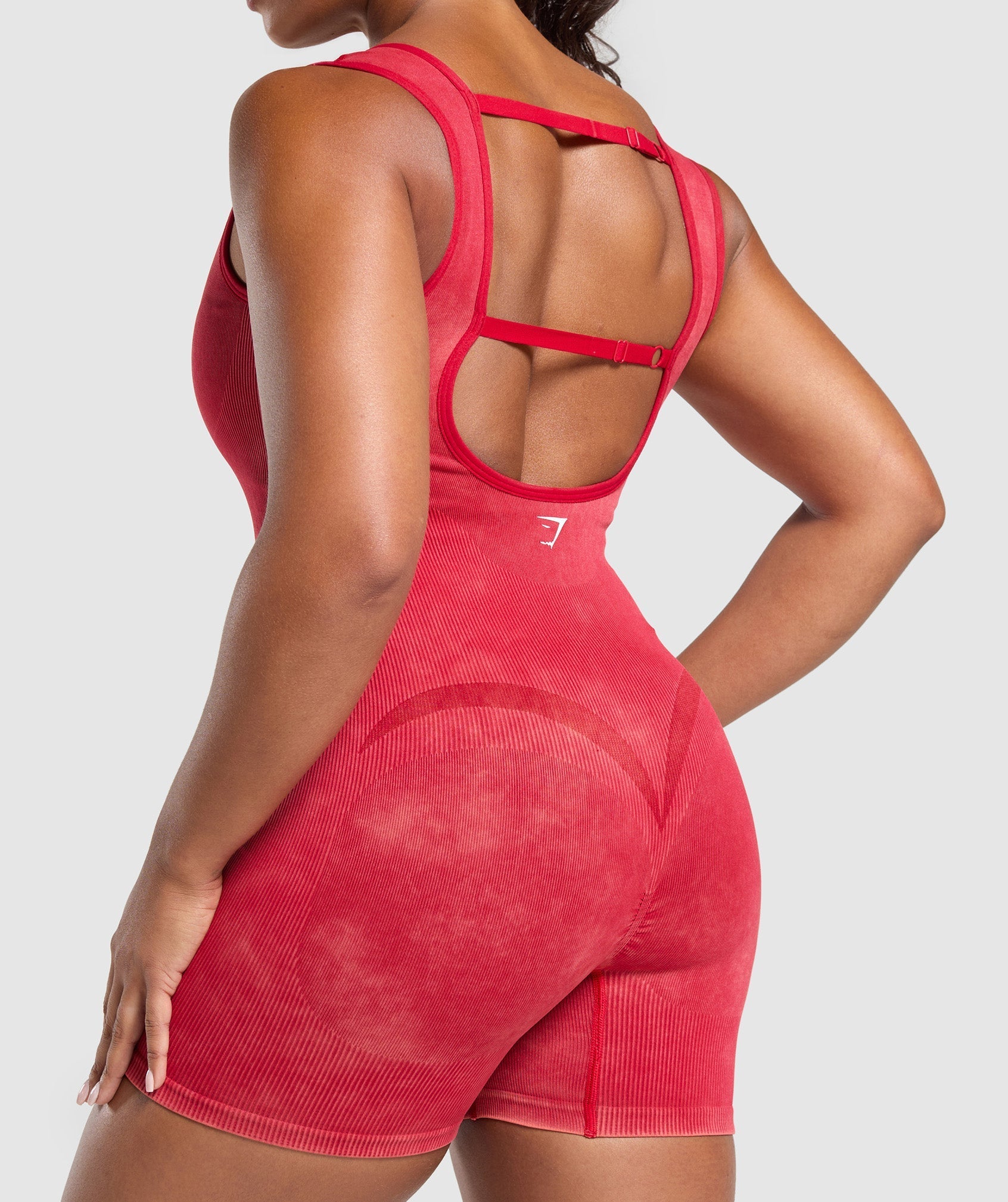 Gymshark Gains Seamless All-In-One - Carmine Red