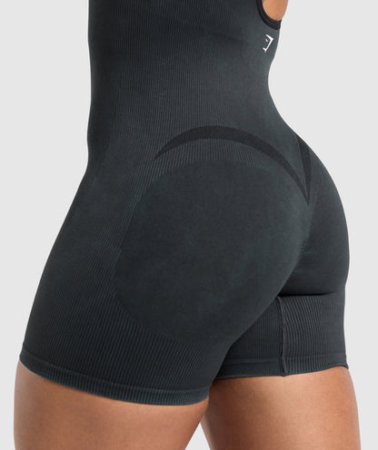 Gymshark Gains Seamless All-In-One - Black