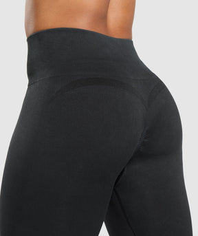 Gymshark Gains Seamless Leggings - Black