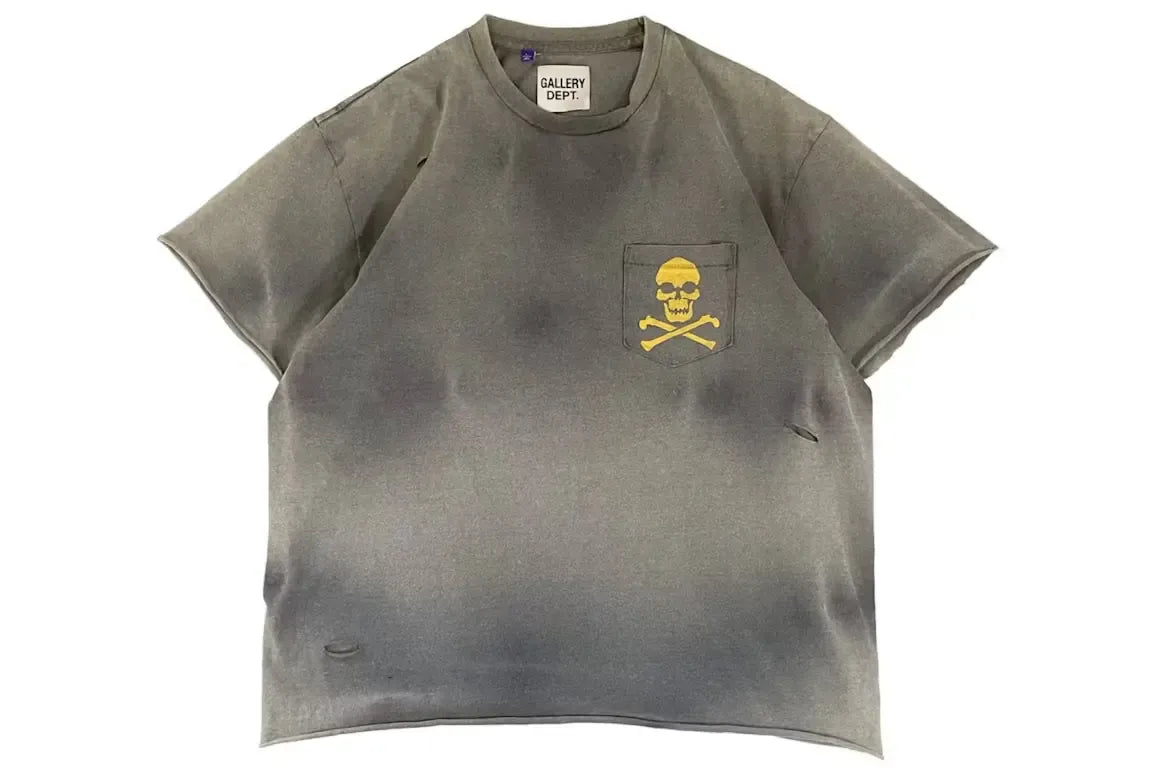 Gallery Dept. Zip T-shirt Vintage Black