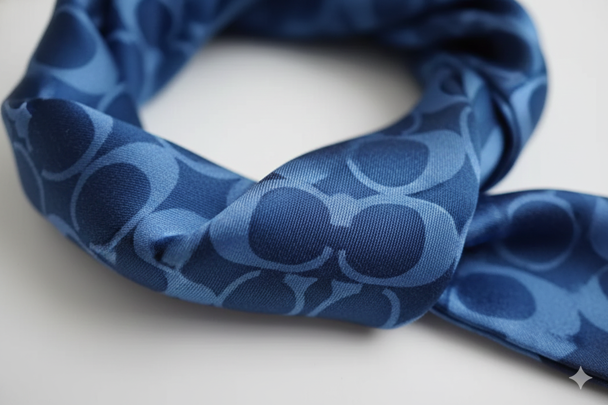 Signature Silk Skinny Scarf