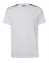 Givenchy Slim Fit Refracted Sleeve Logo T-Shirt in White