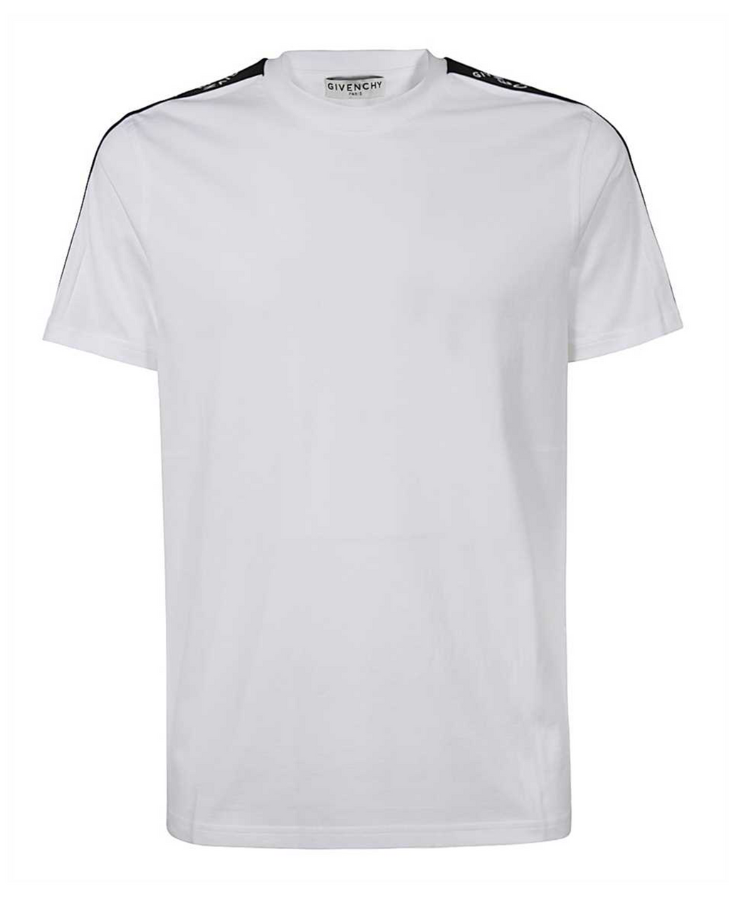 Givenchy Slim Fit Refracted Sleeve Logo T-Shirt in White