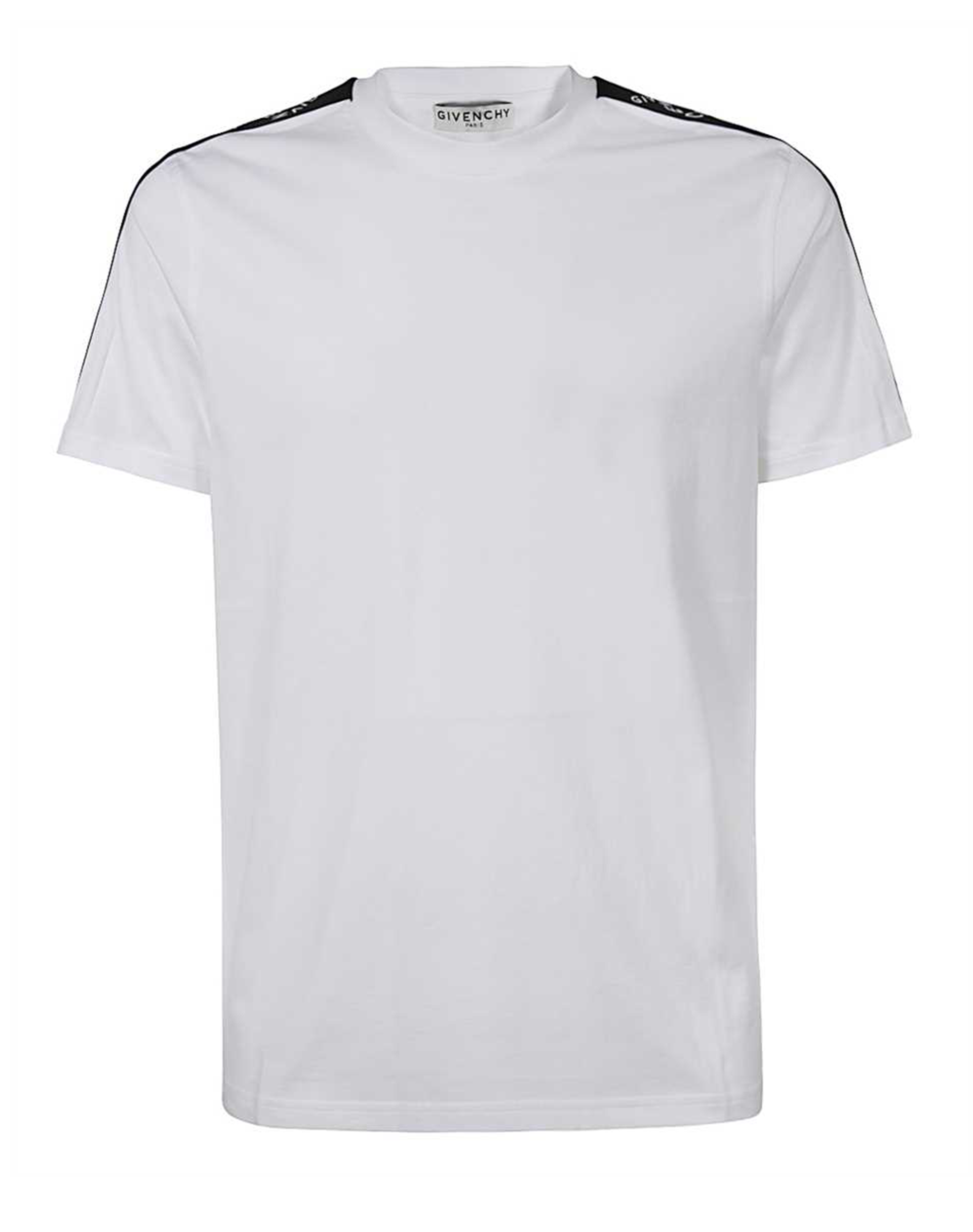 Givenchy Slim Fit Refracted Sleeve Logo T-Shirt in White