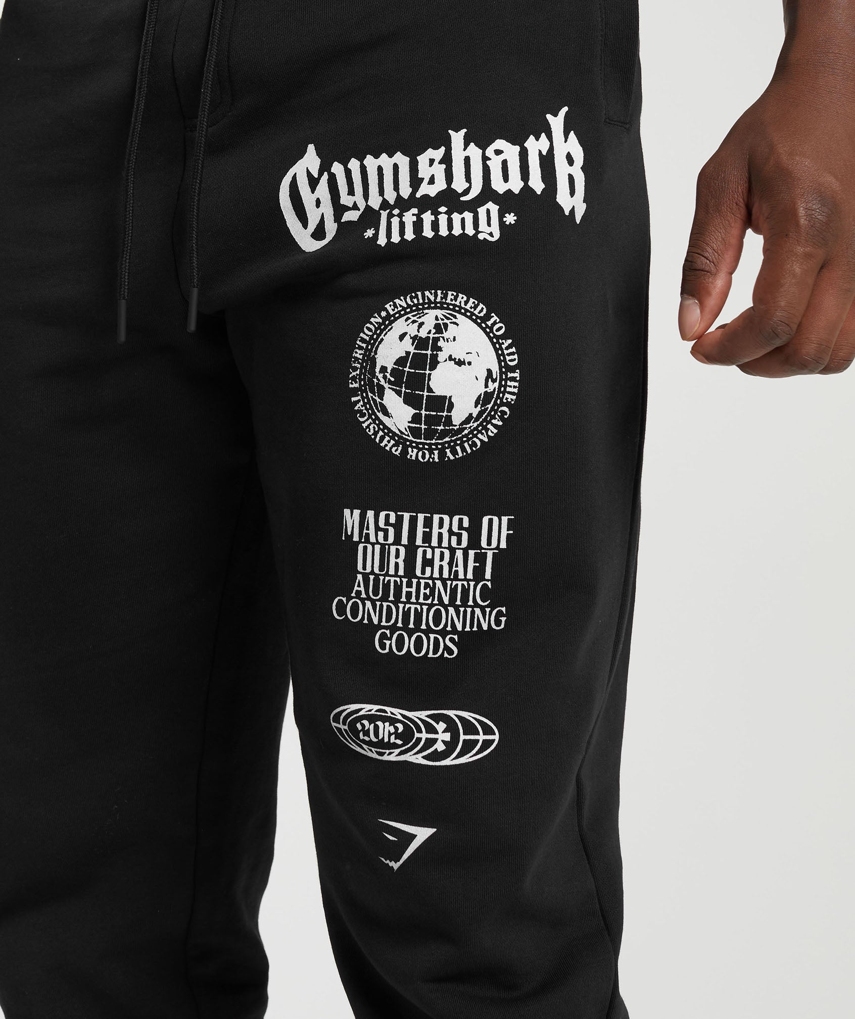 Gymshark Global Lifting Oversized Essential Joggers - Black