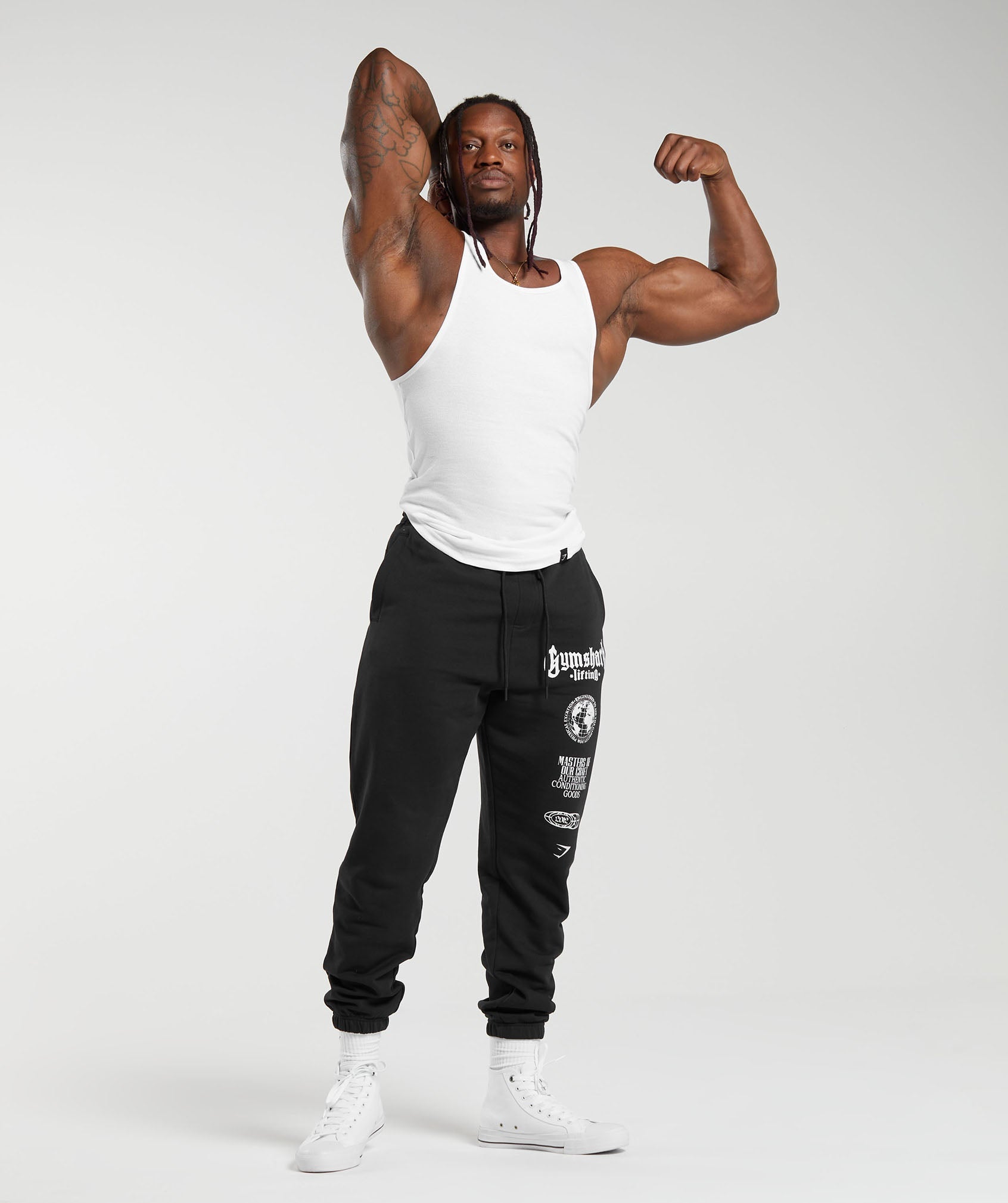 Gymshark Global Lifting Oversized Essential Joggers - Black