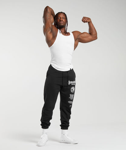 Gymshark Global Lifting Oversized Essential Joggers - Black