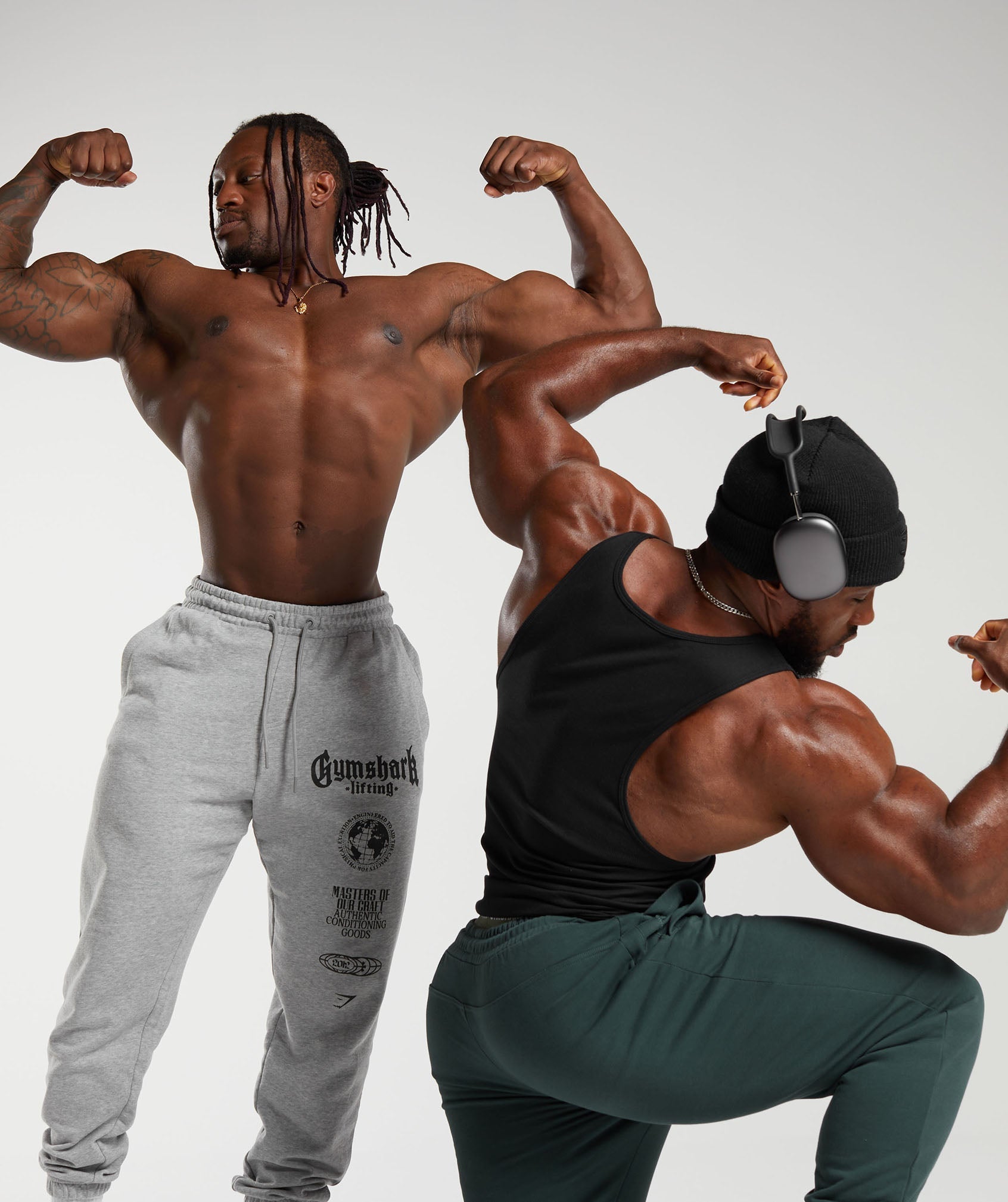 Gymshark Global Lifting Oversized Essential Joggers - Grey