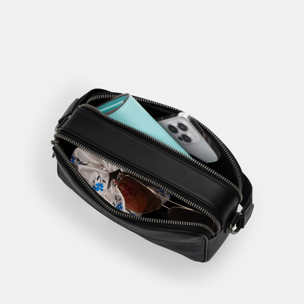 Graham Crossbody Bag With Varsity Motif