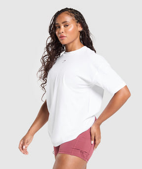 Gymshark Gritty Muscle Mommy Graphic T-Shirt - White