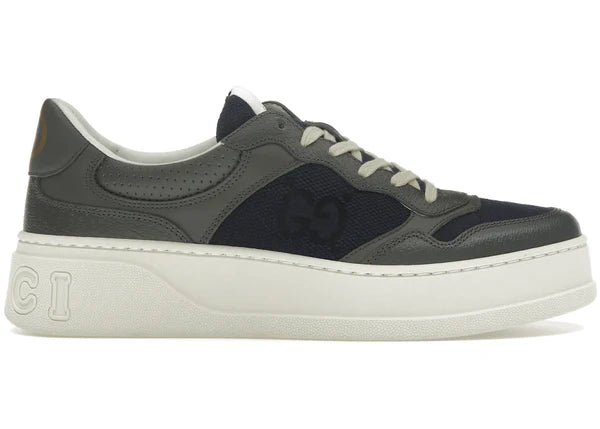 Gucci Women's GG Lace-Up Sneaker – Grey & Blue