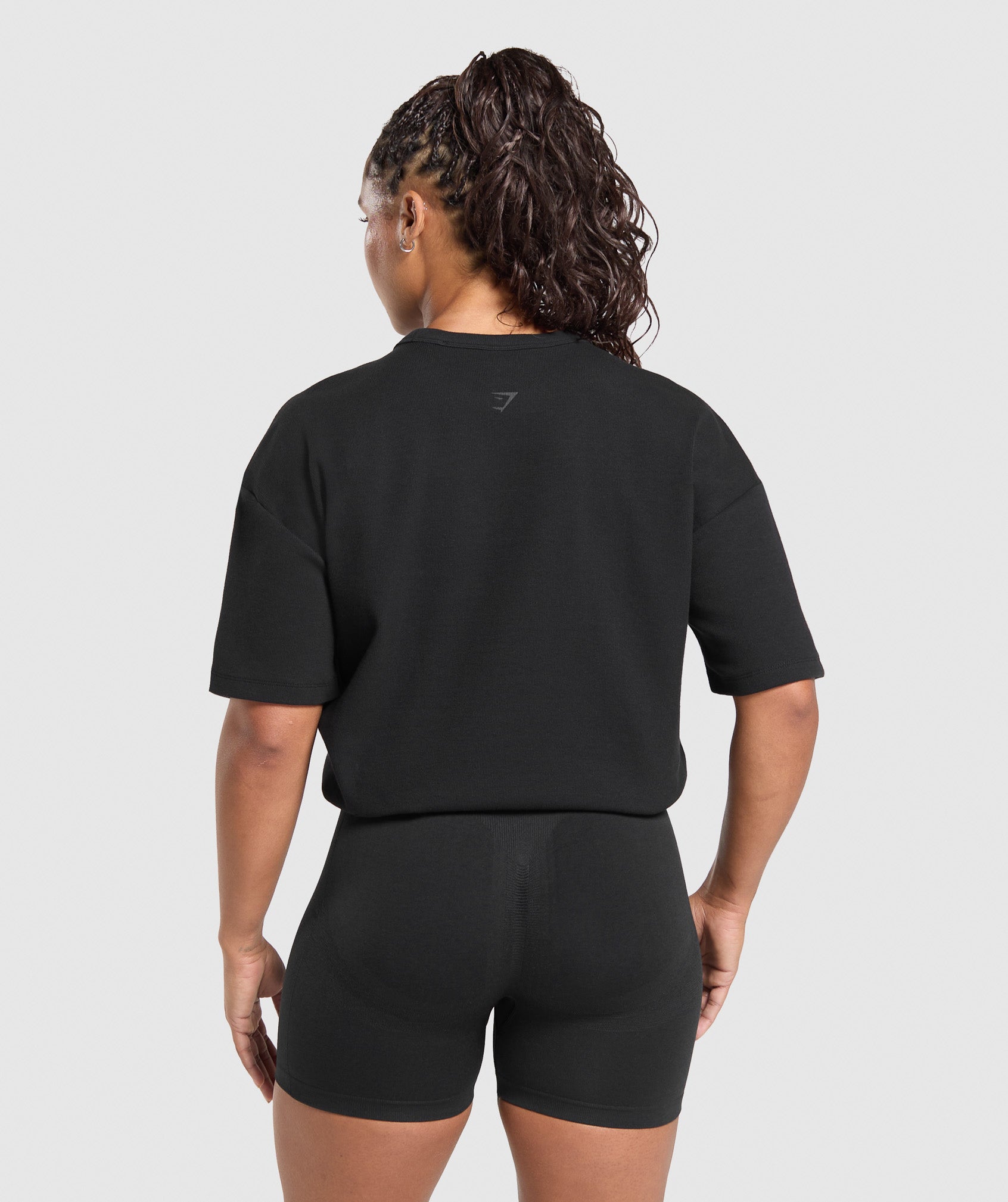 Gymshark Gymshark Lifting Oversized Pump Cover - Black