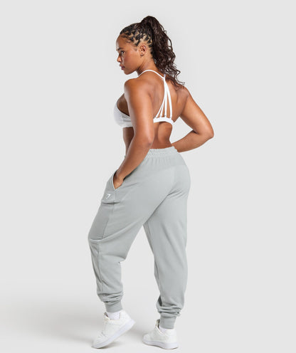 Gymshark Gymshark Power Joggers - Silver Grey