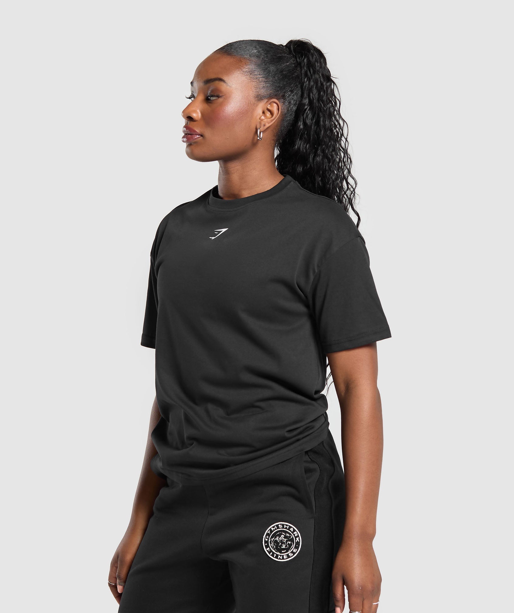 Power Oversized T-Shirt - Black