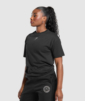 Power Oversized T-Shirt - Black