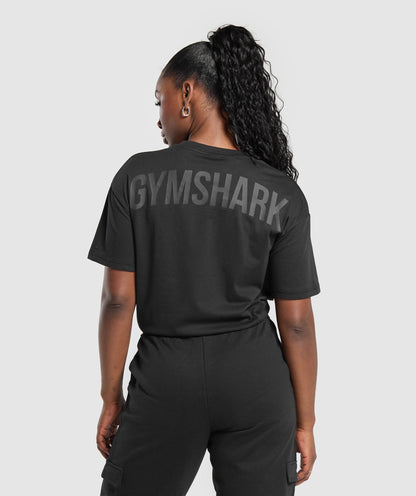 Power Oversized T-Shirt - Black