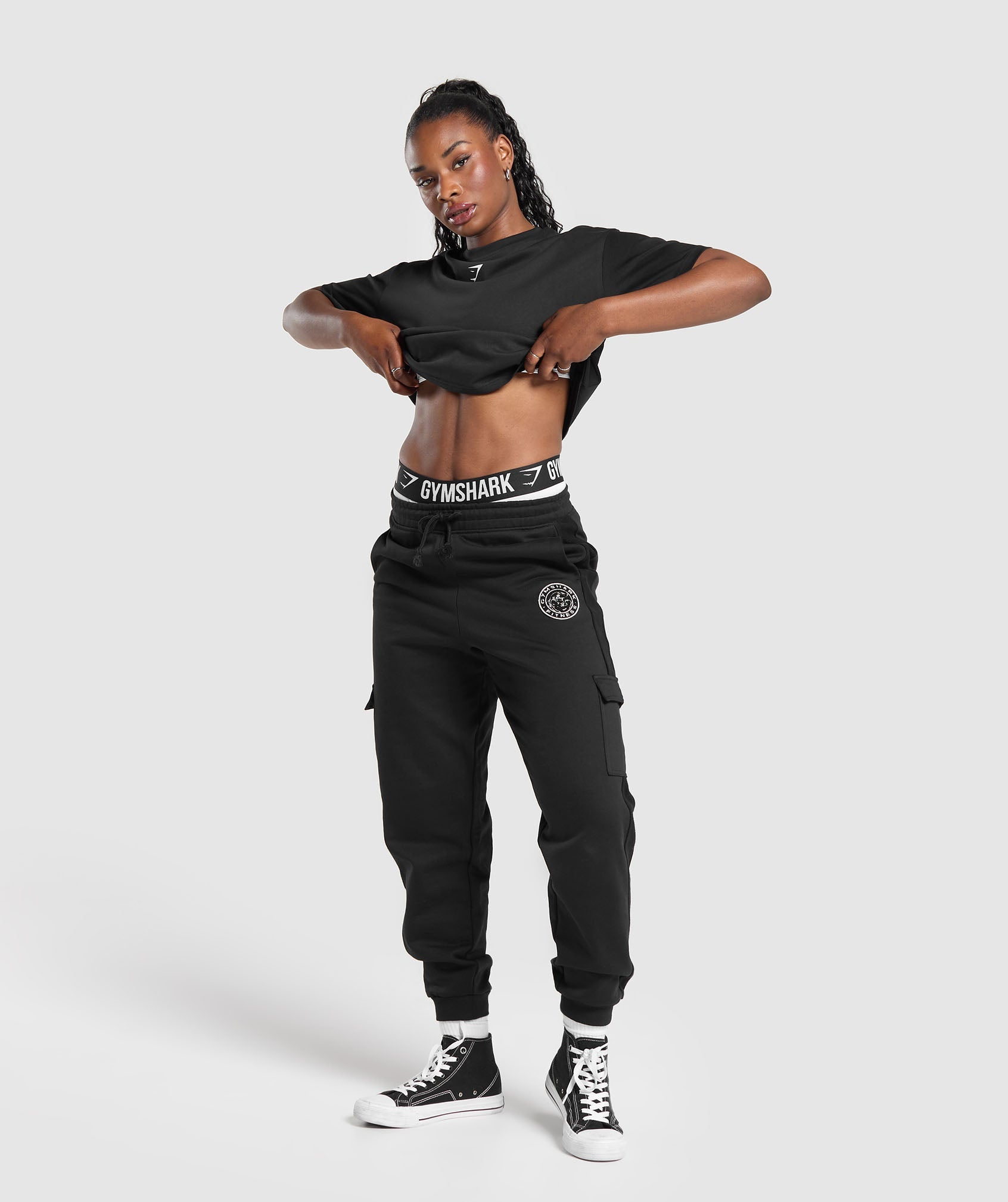 Power Oversized T-Shirt - Black