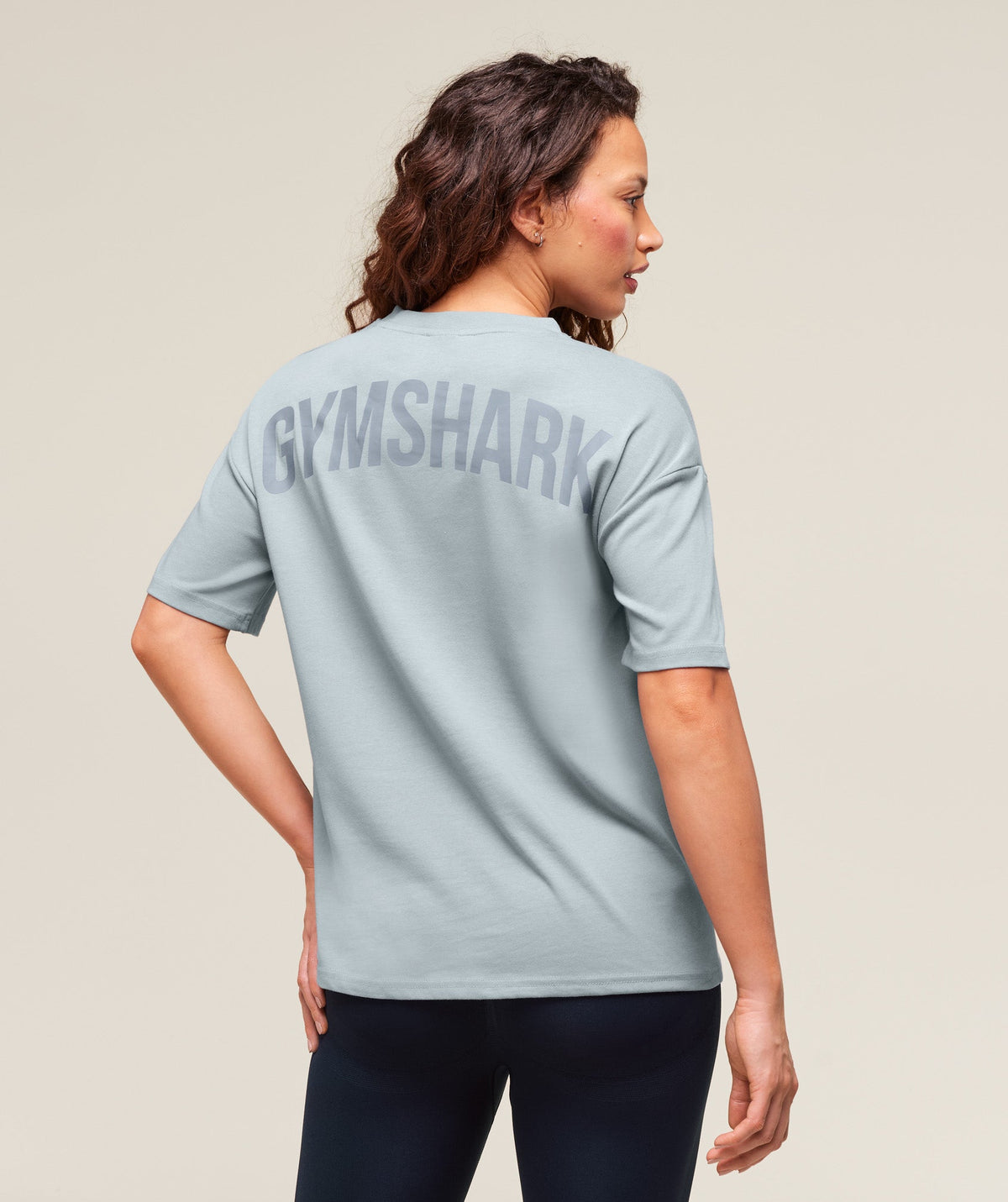 Power Oversized T-Shirt - Denim Grey